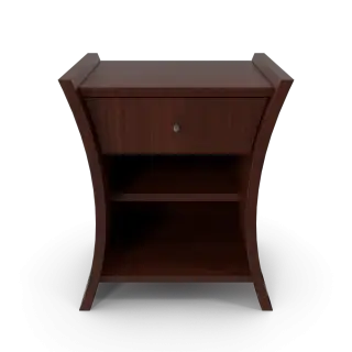 Bedside Table African Cherry
