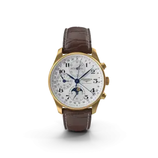 Brown Leather Belt Watch