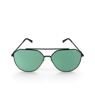 Green and Black Glasses
