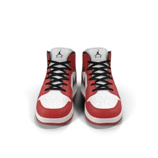 Nike Air Jordan 1 Red And Black
